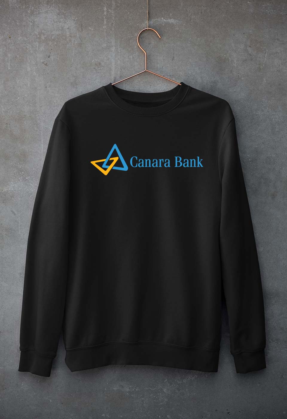 Canara Bank Unisex Sweatshirt for Men/Women-Black-Ektarfa.online