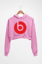 Load image into Gallery viewer, Beats Crop HOODIE FOR WOMEN-Light Baby Pink-Ektarfa.online
