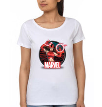 Load image into Gallery viewer, Scarlet Witch Wanda T-Shirt for Women-White-Ektarfa.online
