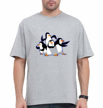 Load image into Gallery viewer, Penguins of Madagascar Oversized T-Shirt for Men-Grey-Ektarfa.online
