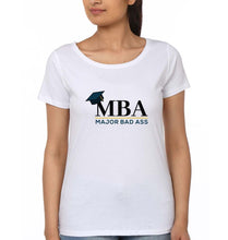 Load image into Gallery viewer, MBA T-Shirt for Women-White-Ektarfa.online
