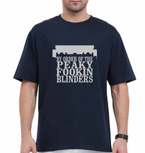 Load image into Gallery viewer, Peaky Blinders Oversized T-Shirt for Men-Navy Blue-Ektarfa.online
