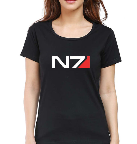 N7 T-Shirt for Women-Black-Ektarfa.online
