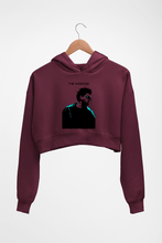 Load image into Gallery viewer, The Weeknd Crop HOODIE FOR WOMEN-Maroon-Ektarfa.online
