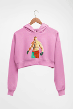 Load image into Gallery viewer, Brock Lesnar (WWE) Crop HOODIE FOR WOMEN-Light Baby Pink-Ektarfa.online
