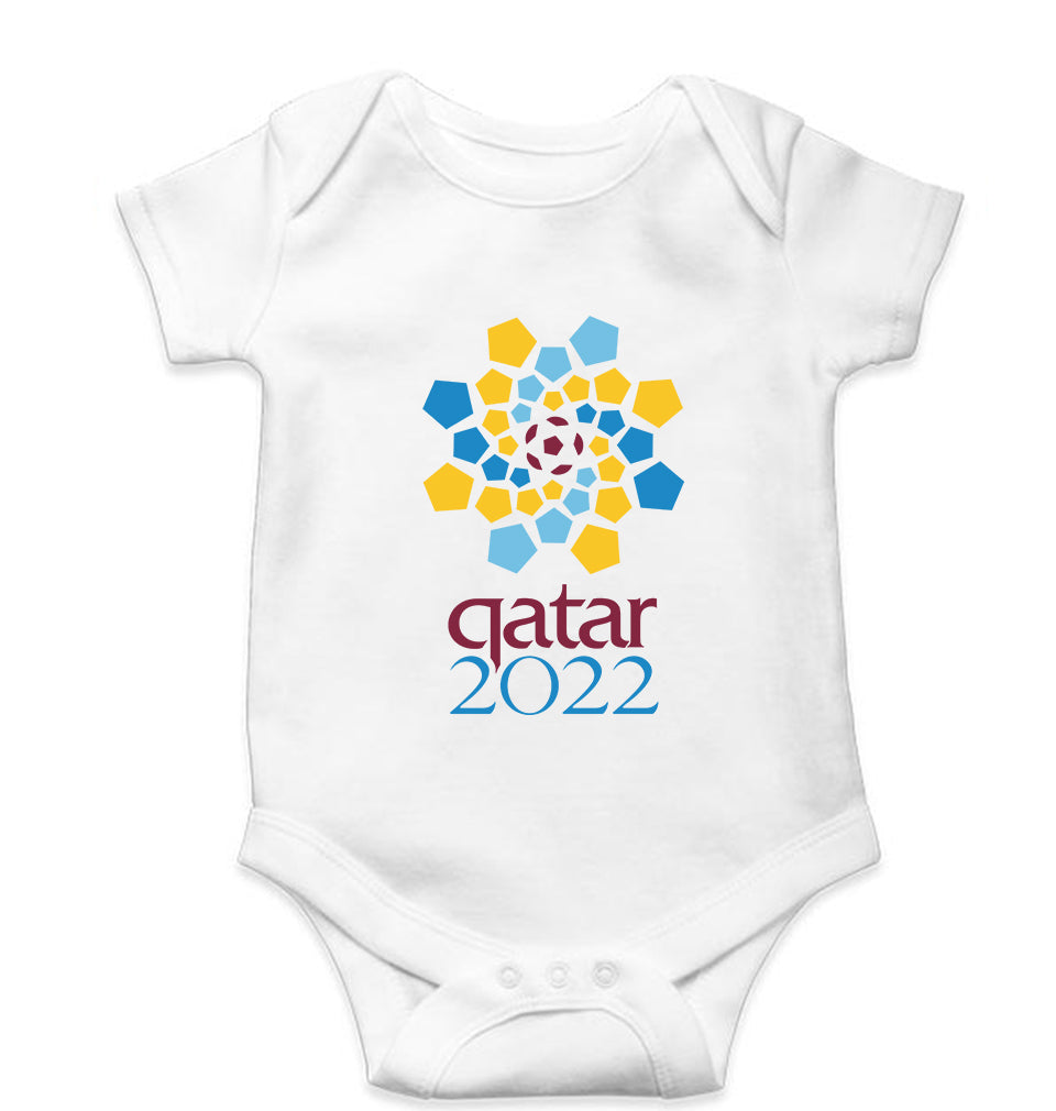 FIFA World Cup Qatar 2022 Kids Romper For Baby Boy/Girl-White-Ektarfa.online