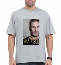 Load image into Gallery viewer, Shane Warne Oversized T-Shirt for Men-Grey-Ektarfa.online
