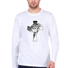 Load image into Gallery viewer, Jesus Full Sleeves T-Shirt for Men-White-Ektarfa.online
