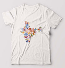Load image into Gallery viewer, India T-Shirt for Men-White-Ektarfa.online
