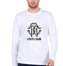 Load image into Gallery viewer, Roberto Cavalli Full Sleeves T-Shirt for Men-White-Ektarfa.online
