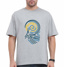 Load image into Gallery viewer, Vincent van Gogh Oversized T-Shirt for Men-Grey-Ektarfa.online
