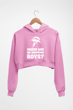 Load image into Gallery viewer, PUBG Where Are We Dropping Boys Crop HOODIE FOR WOMEN-Light Baby Pink-Ektarfa.online
