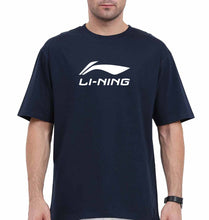Load image into Gallery viewer, Li-Ning Oversized T-Shirt for Men-Navy Blue-Ektarfa.online
