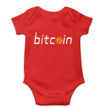 Load image into Gallery viewer, Cryptocurrency Bitcoin Kids Romper For Baby Boy/Girl-Red-Ektarfa.online

