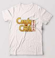 Load image into Gallery viewer, Candy Crush T-Shirt for Men-White-Ektarfa.online
