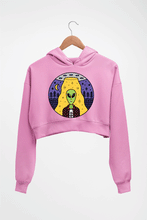 Load image into Gallery viewer, Alien Crop HOODIE FOR WOMEN-Light Baby Pink-Ektarfa.online
