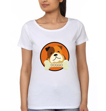 Load image into Gallery viewer, Dog T-Shirt for Women-White-Ektarfa.online
