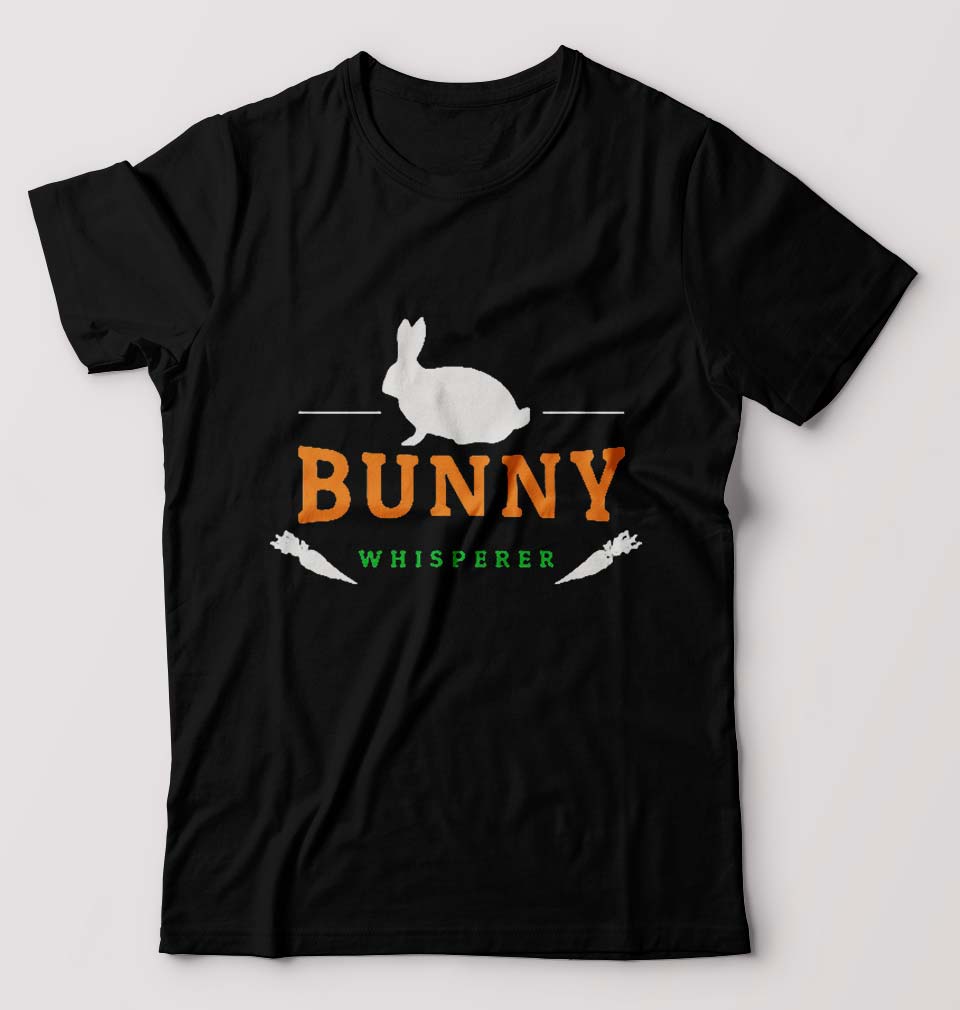 Rabbit Bunny T-Shirt for Men-Black-Ektarfa.online