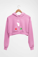 Load image into Gallery viewer, Goa Calling Crop HOODIE FOR WOMEN-Light Baby Pink-Ektarfa.online
