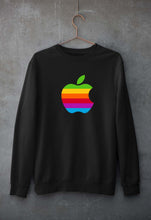 Load image into Gallery viewer, Apple Unisex Sweatshirt for Men/Women-Black-Ektarfa.online

