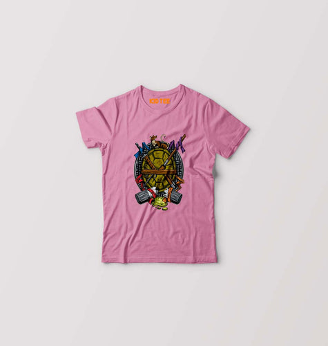TMNT Kids T-Shirt for Boy/Girl-Pink-Ektarfa.online