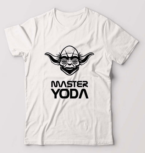 Yoda Star Wars T-Shirt for Men-White-Ektarfa.online