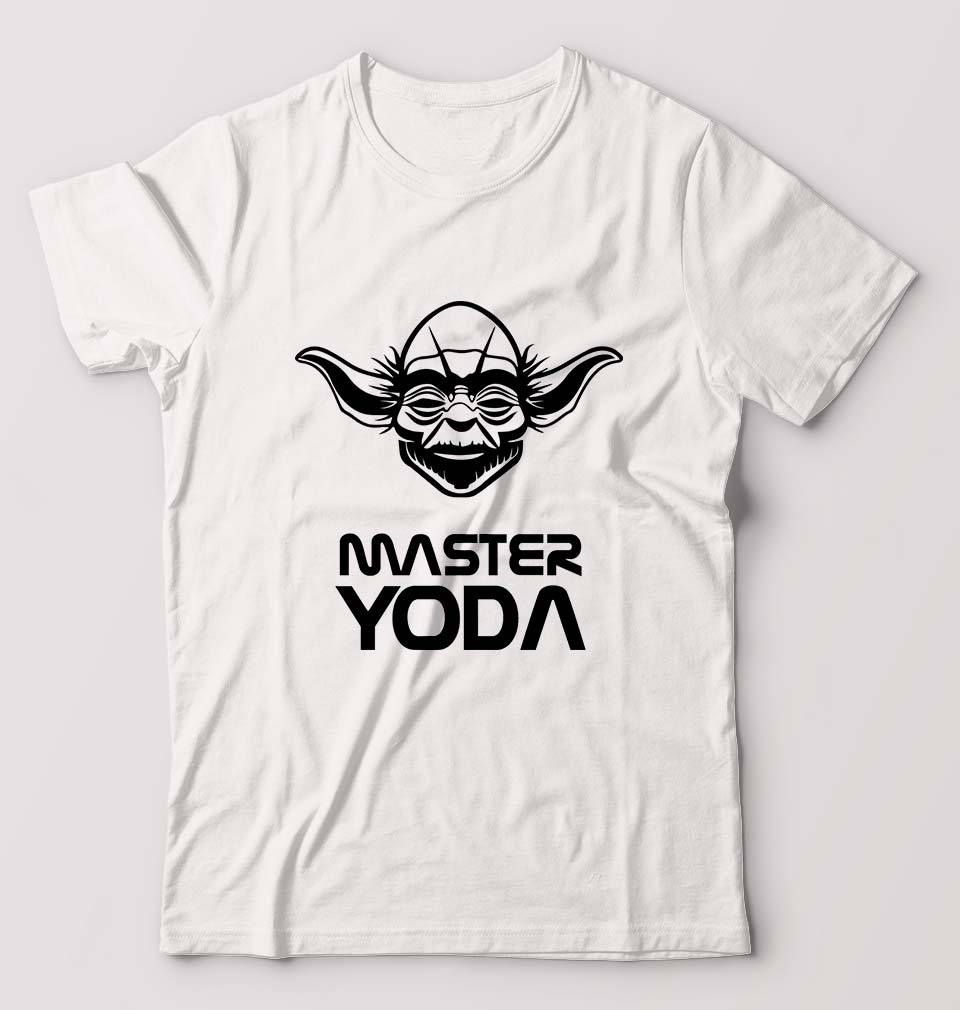 Yoda Star Wars T-Shirt for Men-White-Ektarfa.online