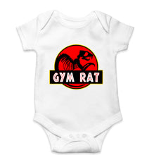 Load image into Gallery viewer, Gym Rat Kids Romper For Baby Boy/Girl-White-Ektarfa.online

