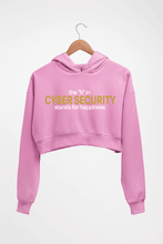 Load image into Gallery viewer, Cyber Security Crop HOODIE FOR WOMEN-Light Baby Pink-Ektarfa.online
