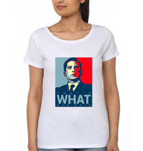 Load image into Gallery viewer, Michael Scott T-Shirt for Women-White-Ektarfa.online
