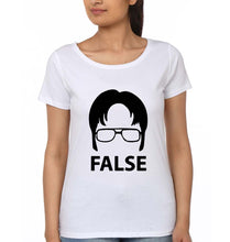 Load image into Gallery viewer, Dwight Schrute T-Shirt for Women-White-Ektarfa.online
