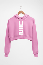 Load image into Gallery viewer, U2 Crop HOODIE FOR WOMEN-Light Baby Pink-Ektarfa.online
