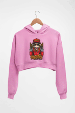 Load image into Gallery viewer, Hip Hop Monkey Crop HOODIE FOR WOMEN-Light Baby Pink-Ektarfa.online
