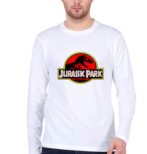 Load image into Gallery viewer, Jurassic Park Full Sleeves T-Shirt for Men-White-Ektarfa.online
