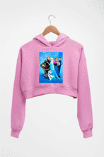 Load image into Gallery viewer, Frozen Crop HOODIE FOR WOMEN-Light Baby Pink-Ektarfa.online
