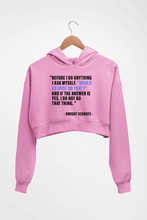 Load image into Gallery viewer, Dwight Schrute Crop HOODIE FOR WOMEN-Light Baby Pink-Ektarfa.online
