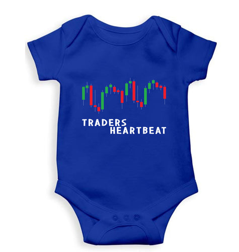 Trader Share Market Kids Romper For Baby Boy/Girl-Royal Blue-Ektarfa.online