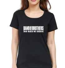 Load image into Gallery viewer, Band of Brothers T-Shirt for Women-Black-Ektarfa.online
