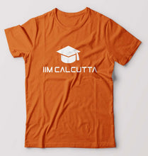 Load image into Gallery viewer, IIM C Calcutta T-Shirt for Men-Orange-Ektarfa.online
