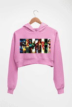 Load image into Gallery viewer, Superhero Crop HOODIE FOR WOMEN-Light Baby Pink-Ektarfa.online
