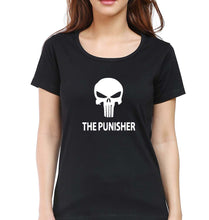 Load image into Gallery viewer, Punisher T-Shirt for Women-Black-Ektarfa.online
