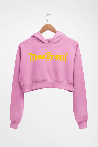 Minnal Murali Crop HOODIE FOR WOMEN-Light Baby Pink-Ektarfa.online