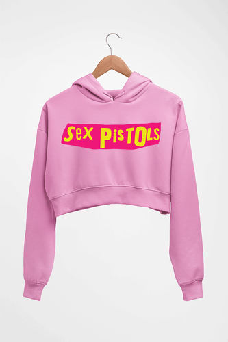 Sex Pistols Crop HOODIE FOR WOMEN-Light Baby Pink-Ektarfa.online