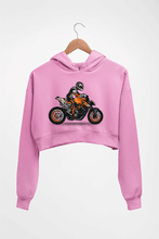 Load image into Gallery viewer, Duke Crop HOODIE FOR WOMEN-Light Baby Pink-Ektarfa.online
