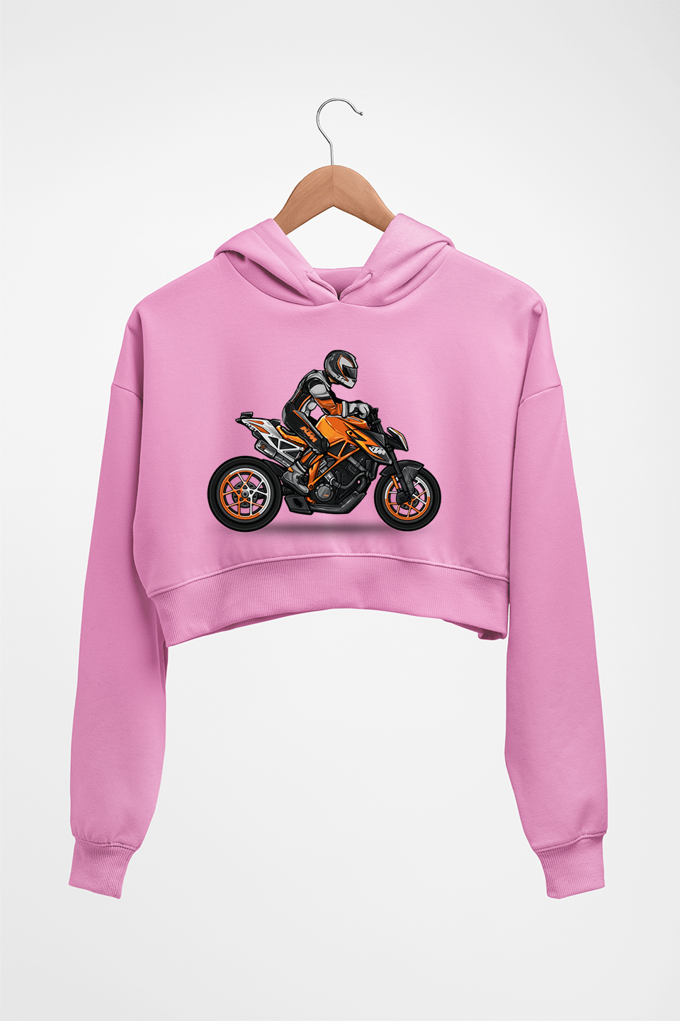 Duke Crop HOODIE FOR WOMEN-Light Baby Pink-Ektarfa.online