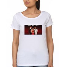 Load image into Gallery viewer, Red Notice T-Shirt for Women-White-Ektarfa.online
