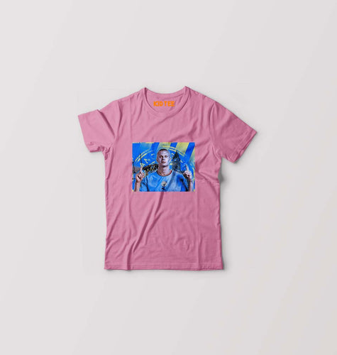 Erling Haaland T-Shirt for Boy/Girl-PInk-Ektarfa.online