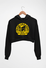 Load image into Gallery viewer, Royal Enfield Crop HOODIE FOR WOMEN-Black-Ektarfa.online

