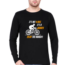 Load image into Gallery viewer, Cycling Full Sleeves T-Shirt for Men-Black-Ektarfa.online
