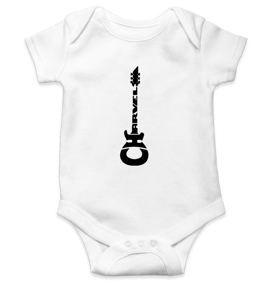 Charvel Guitar Kids Romper For Baby Boy/Girl-0-5 Months(18 Inches)-White-Ektarfa.online